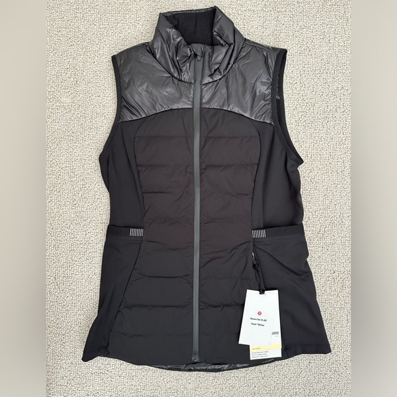 NWT Lululemon Down For it All Vest (shine) - Picture 1 of 8
